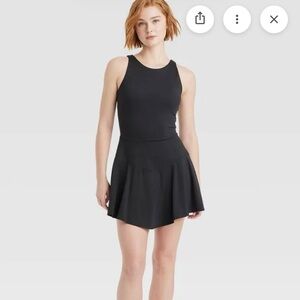 JoyLab Black Sleeveless Athletic Active Dress